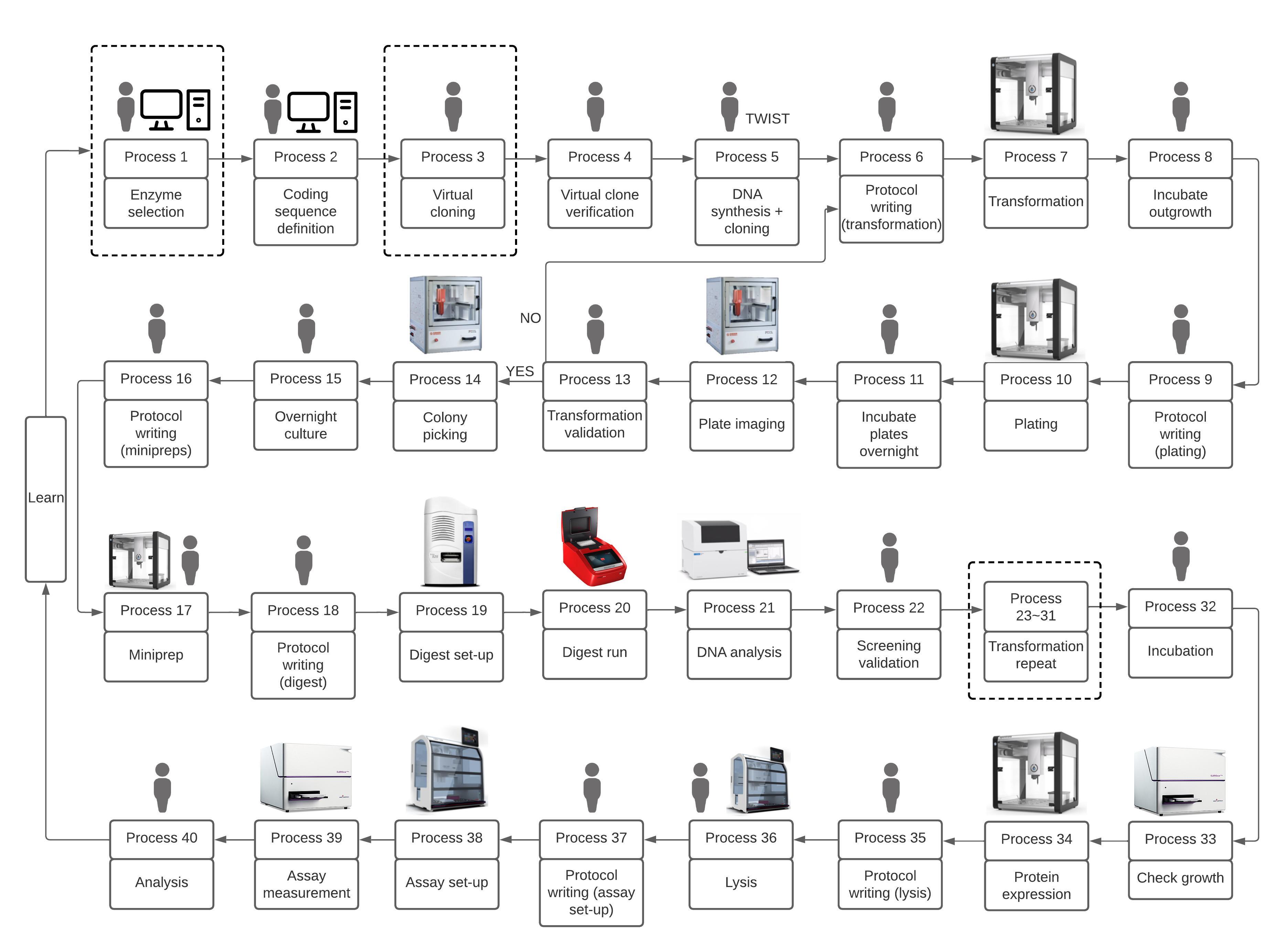 Workflow to characterise recombinant enzymes and their protein families