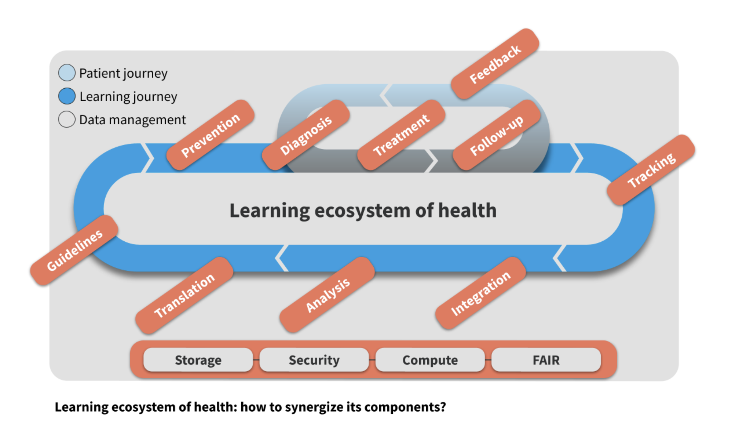 different components of the learning ecosystem of health | Innovation and SME Forum ELIXIR 2021